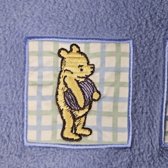 Vintage 90s Winnie The Pooh Sweatshirt Disney World Embroidered Patch Womens L - Picture 3 of 14